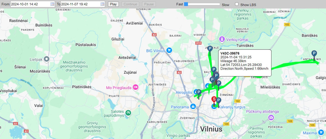 Is it possible to track an animal from the computer?